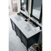 Brittany 60" Black Onyx Double (Vanity Only Pricing)
